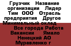 Грузчик › Название организации ­ Лидер Тим, ООО › Отрасль предприятия ­ Другое › Минимальный оклад ­ 16 000 - Все города Работа » Вакансии   . Ямало-Ненецкий АО,Муравленко г.